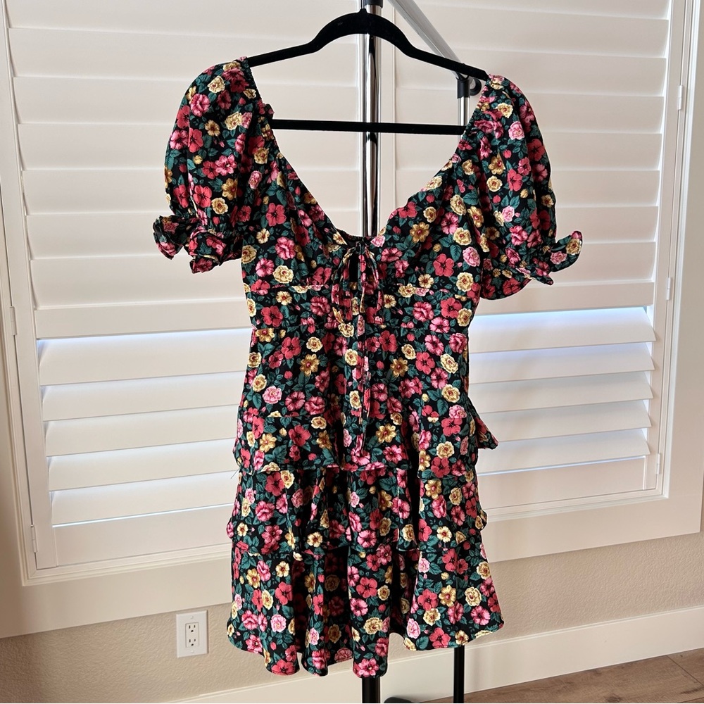 Buddy Love Floral Tiered Dress